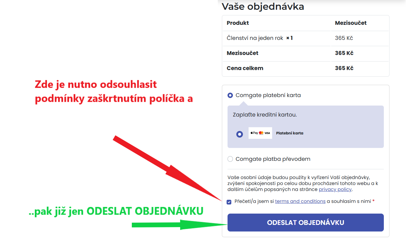 Obnovení členství 6